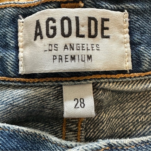 Agolde Women’s Jamie Jeans High Rise Straight Distressed Size 28 - Picture 8 of 10